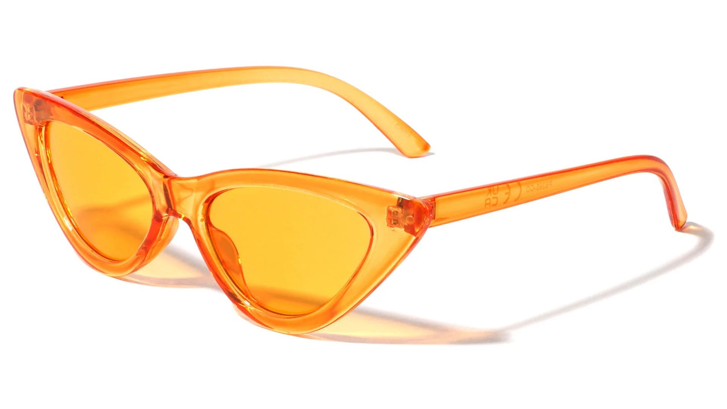 Crystal Color Cat Eye Sunglasses p6395-co