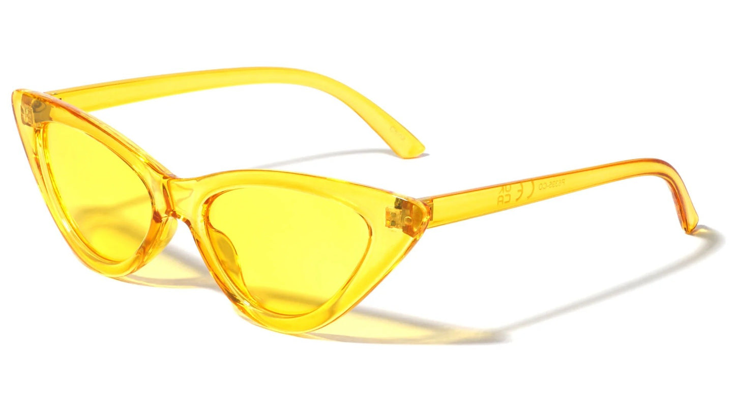 Crystal Color Cat Eye Sunglasses p6395-co