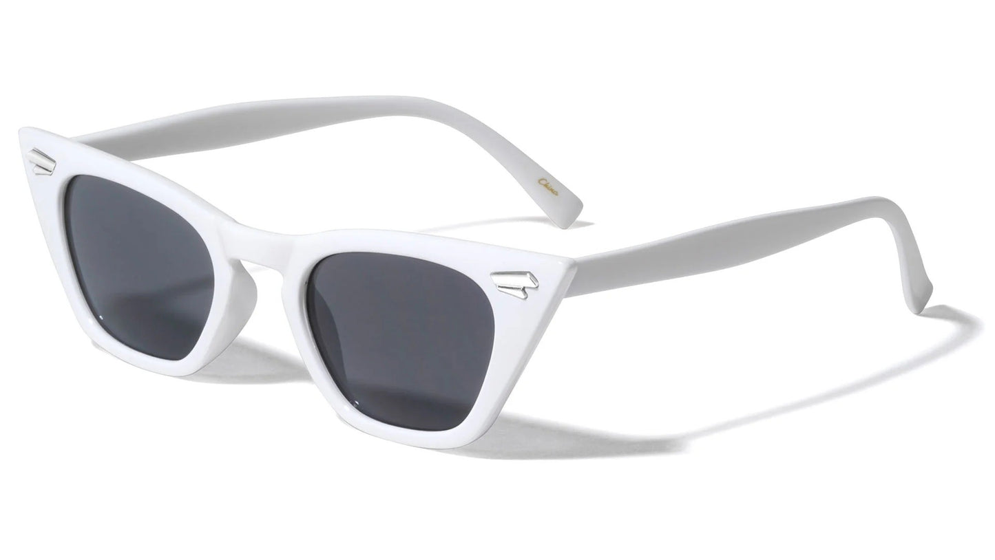 Thin Sharp Cat Eye Sunglasses p6401