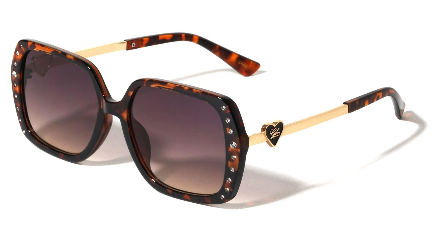 GLO Frontal Rhinestone Butterfly glo-p0026-rh