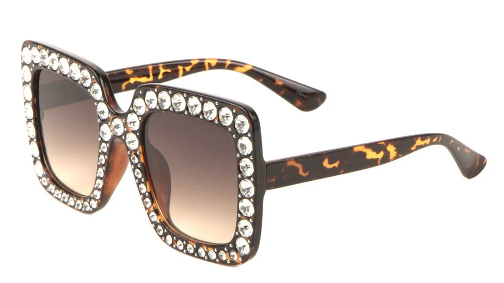 Rhinestoned Butterfly Sunglasses rh-3219