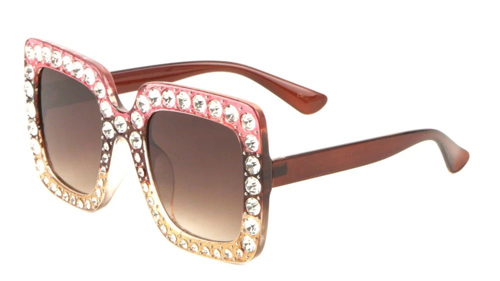 Rhinestoned Butterfly Sunglasses rh-3219