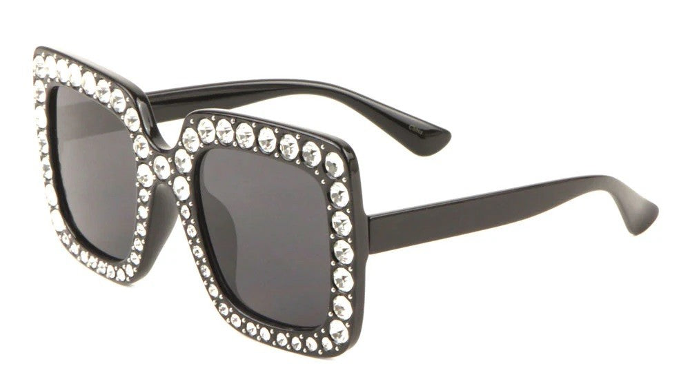 Rhinestoned Butterfly Sunglasses rh-3219