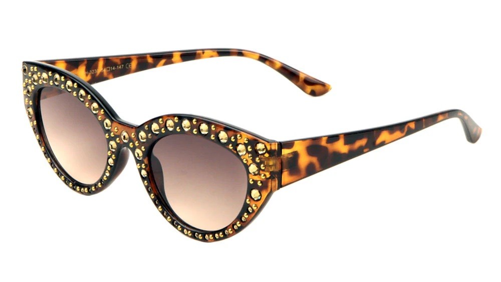 Retro Rhinestone Cat Eye Sunglasses rh-3230