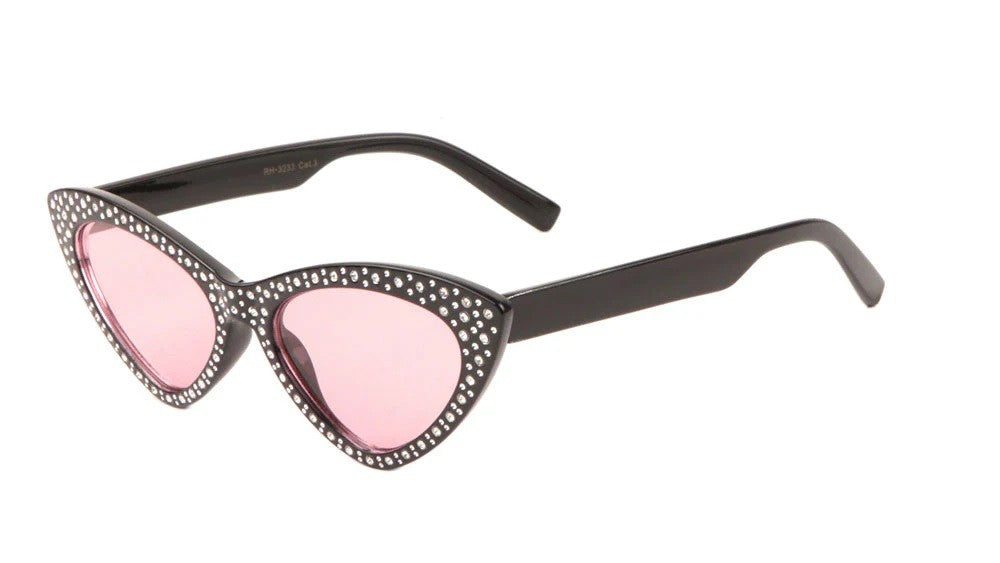 Rhinestone Cat Eye Sunglasses rh-3233