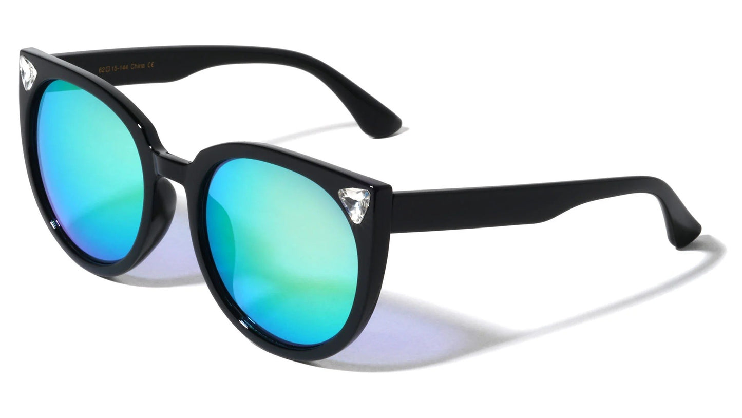 Rhinestone Cat Eye Sunglasses p30286-rh-cm