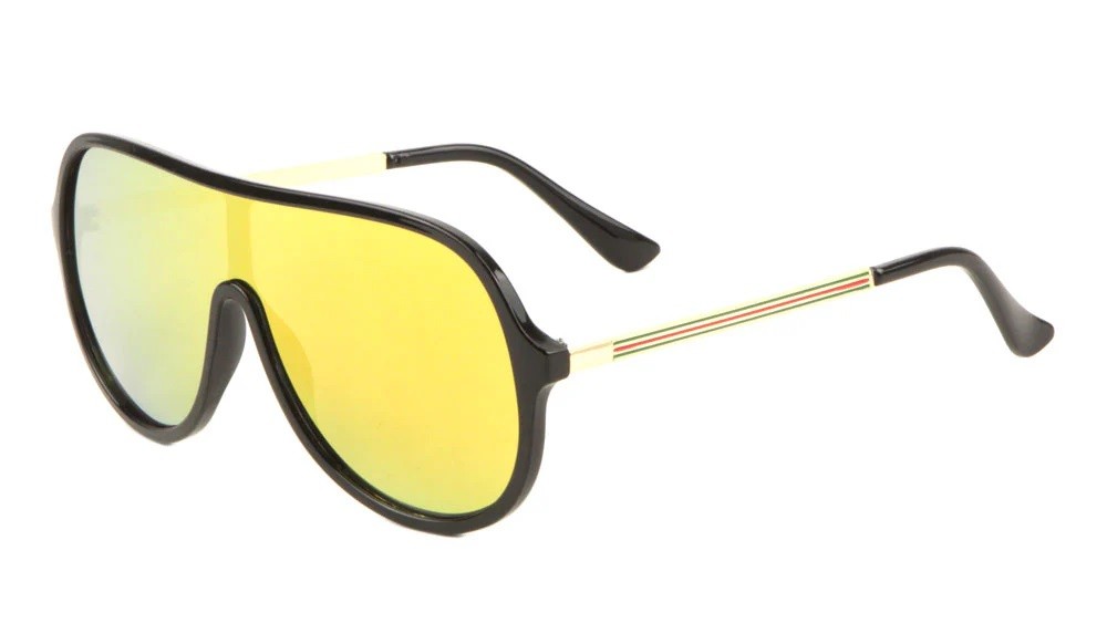 One Piece Shield Fashion Sunglasses p30305