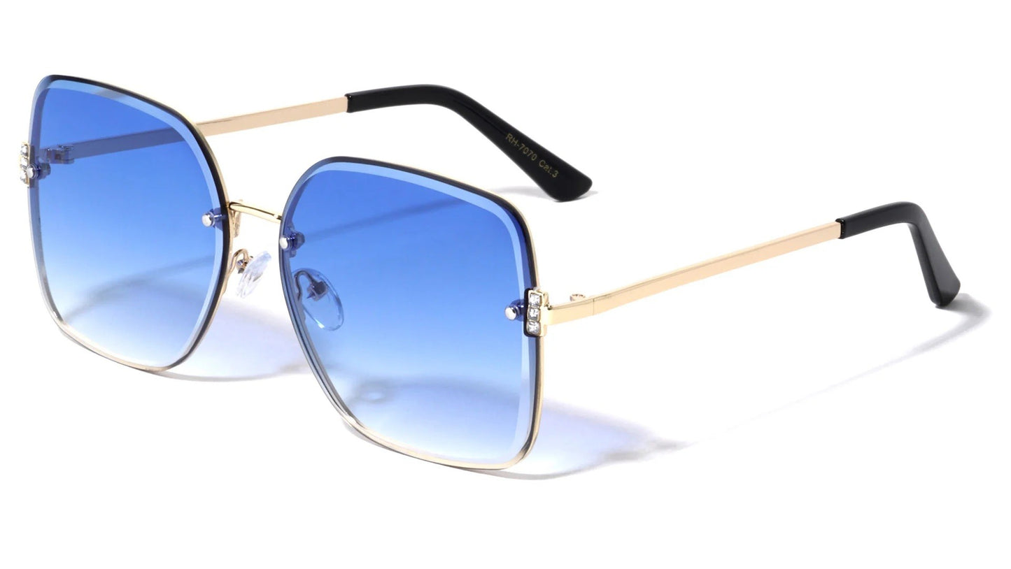 Rhinestone Butterfly Frame Sunglasses rh-7070