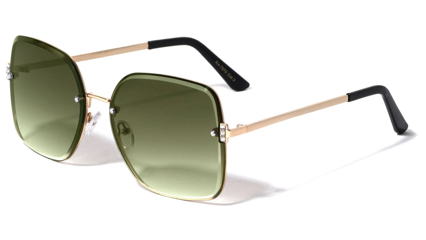 Rhinestone Butterfly Frame Sunglasses rh-7070
