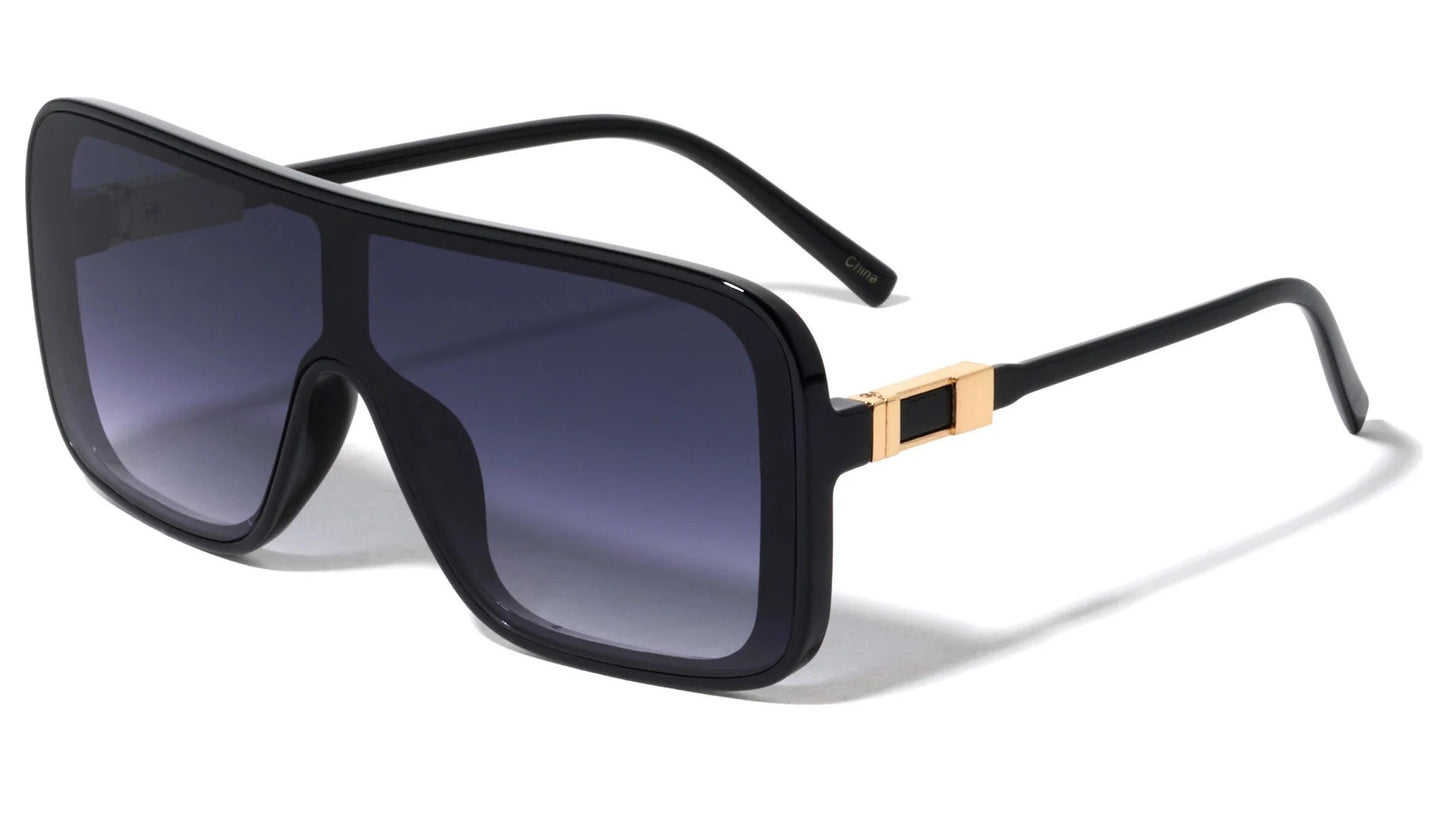 Flat Top Shield Sunglasses p30440
