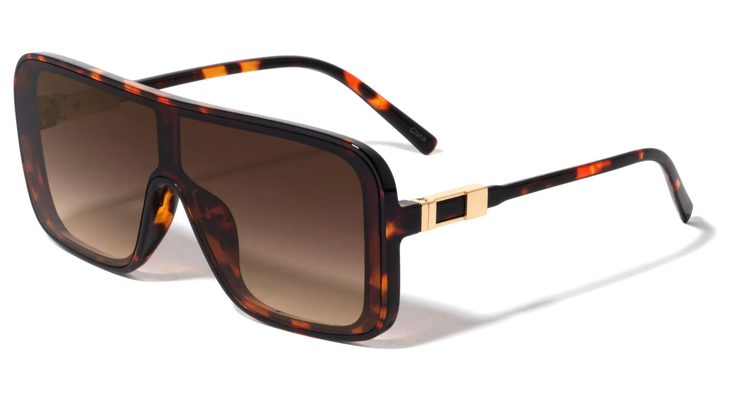 Flat Top Shield Sunglasses p30440