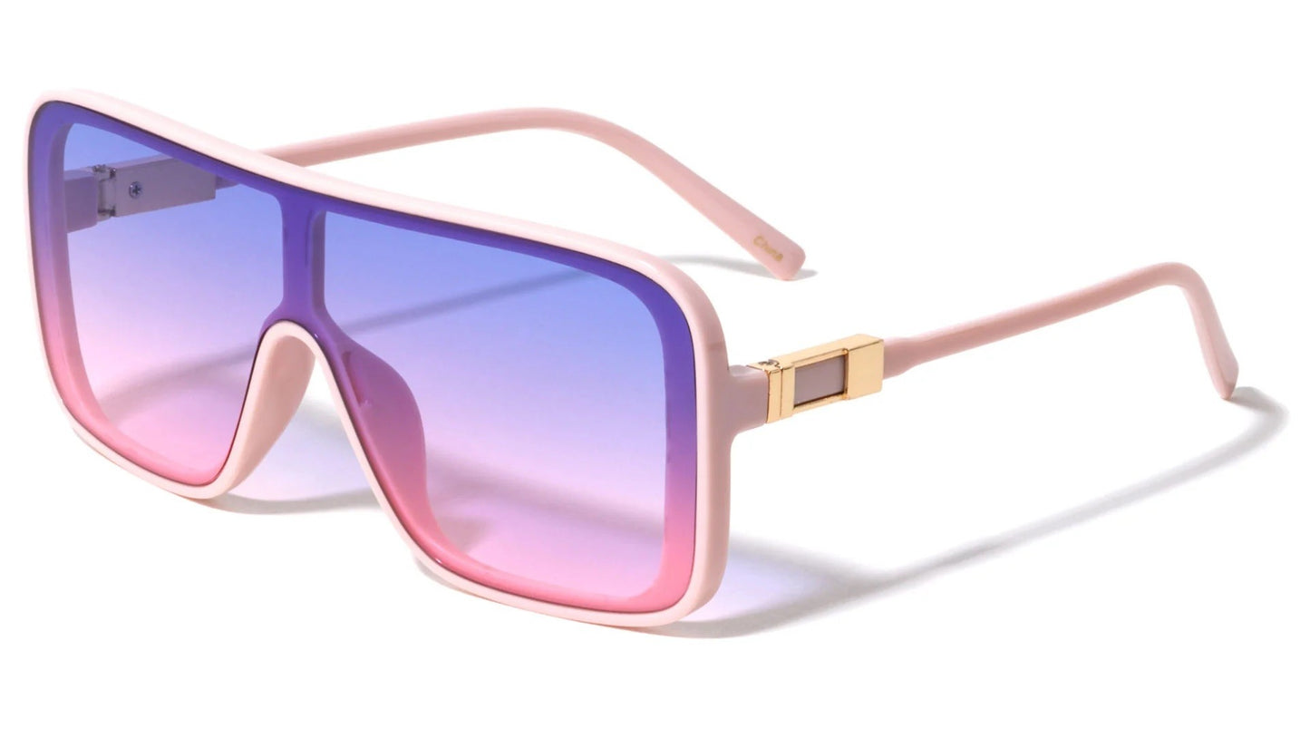 Flat Top Shield Sunglasses p30440