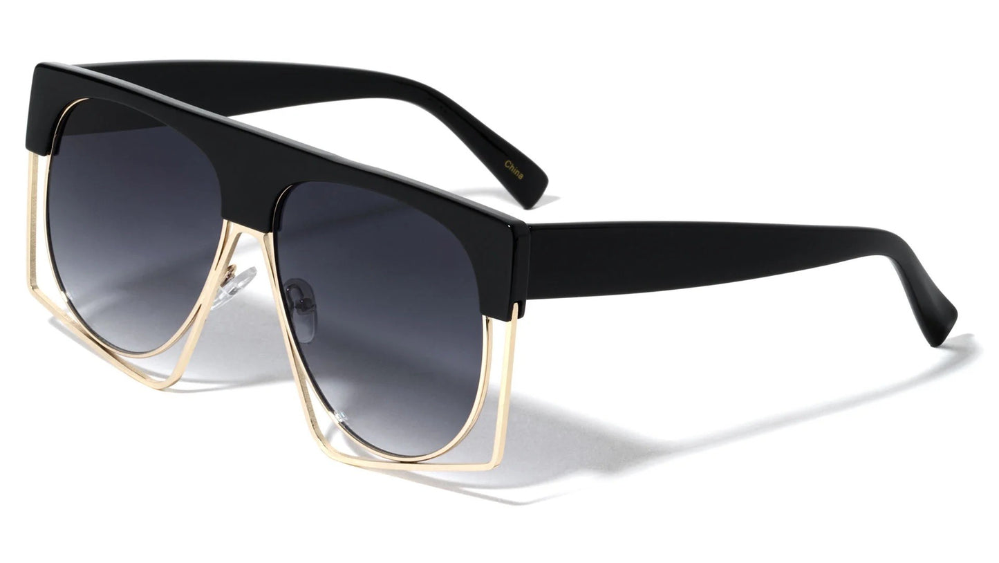 Flat Top Stripe Sunglasses p30327