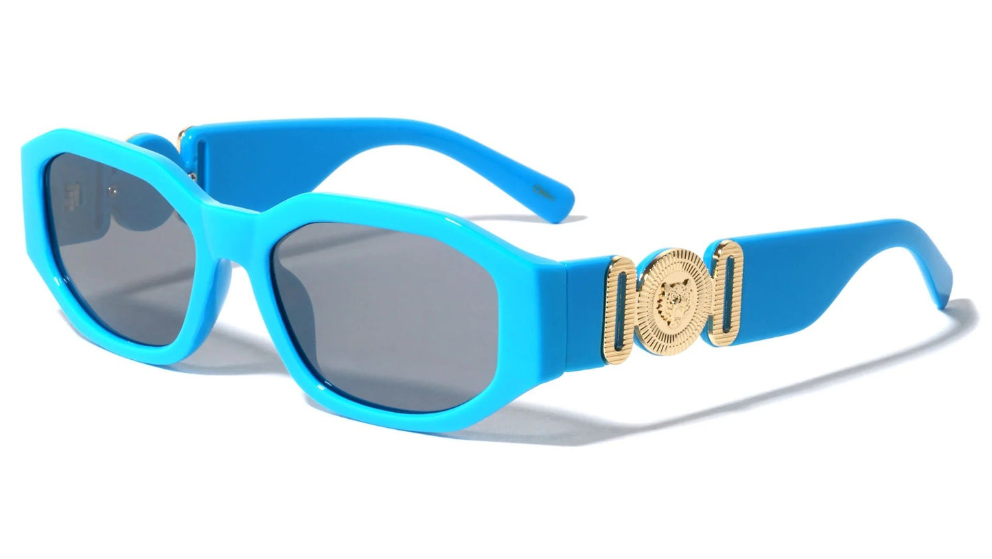 Rectangle Neon Frame Sunglasses p30344-neon