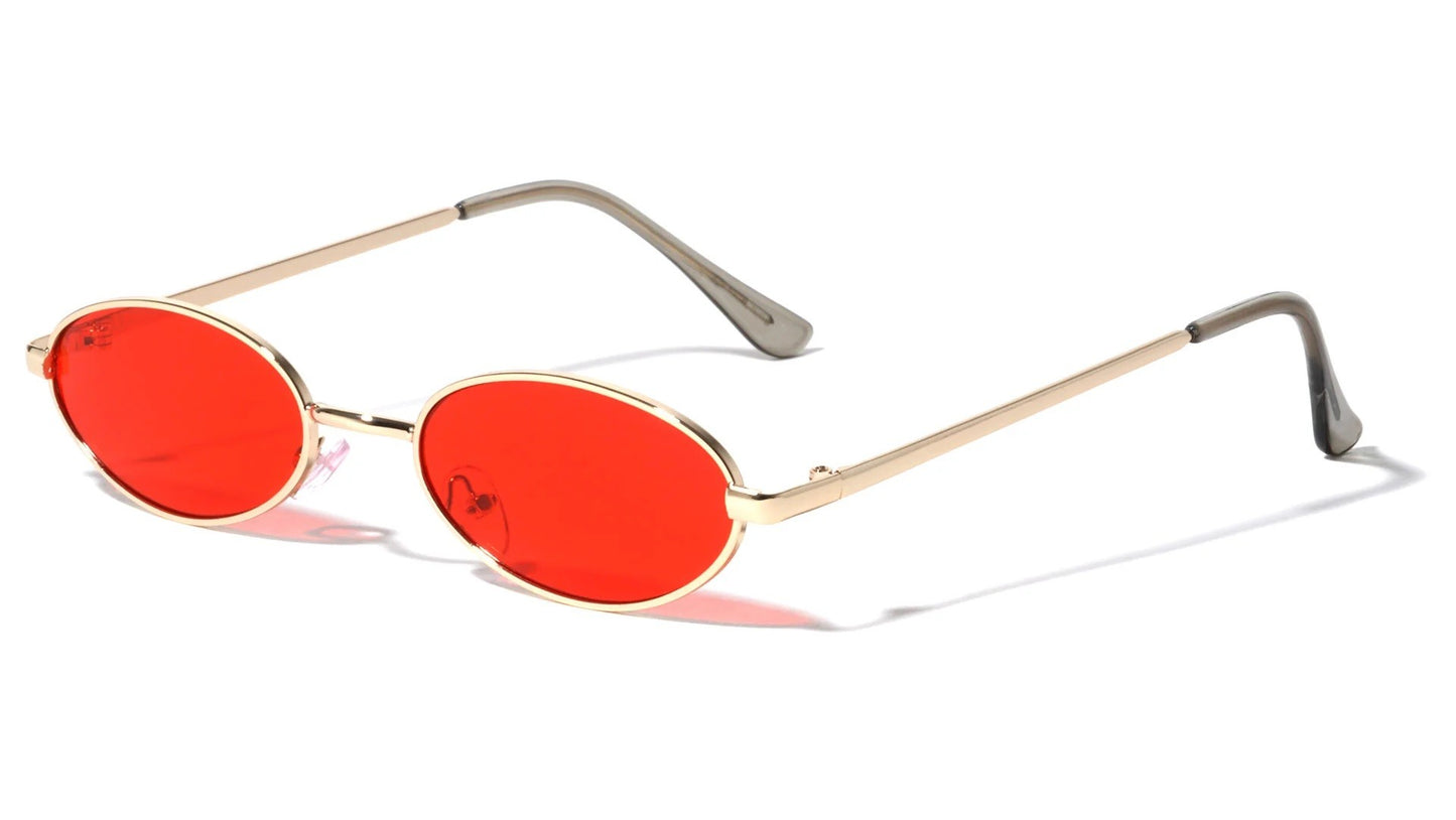 Metallic Color Lens Oval Frame m10613-co
