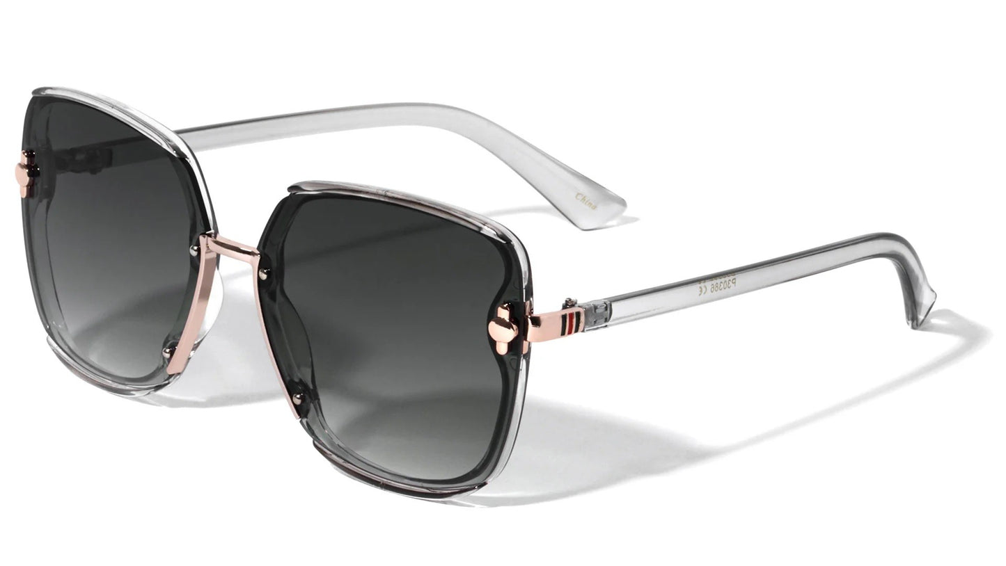 Squared Butterfly Frame Sunglasses p30386