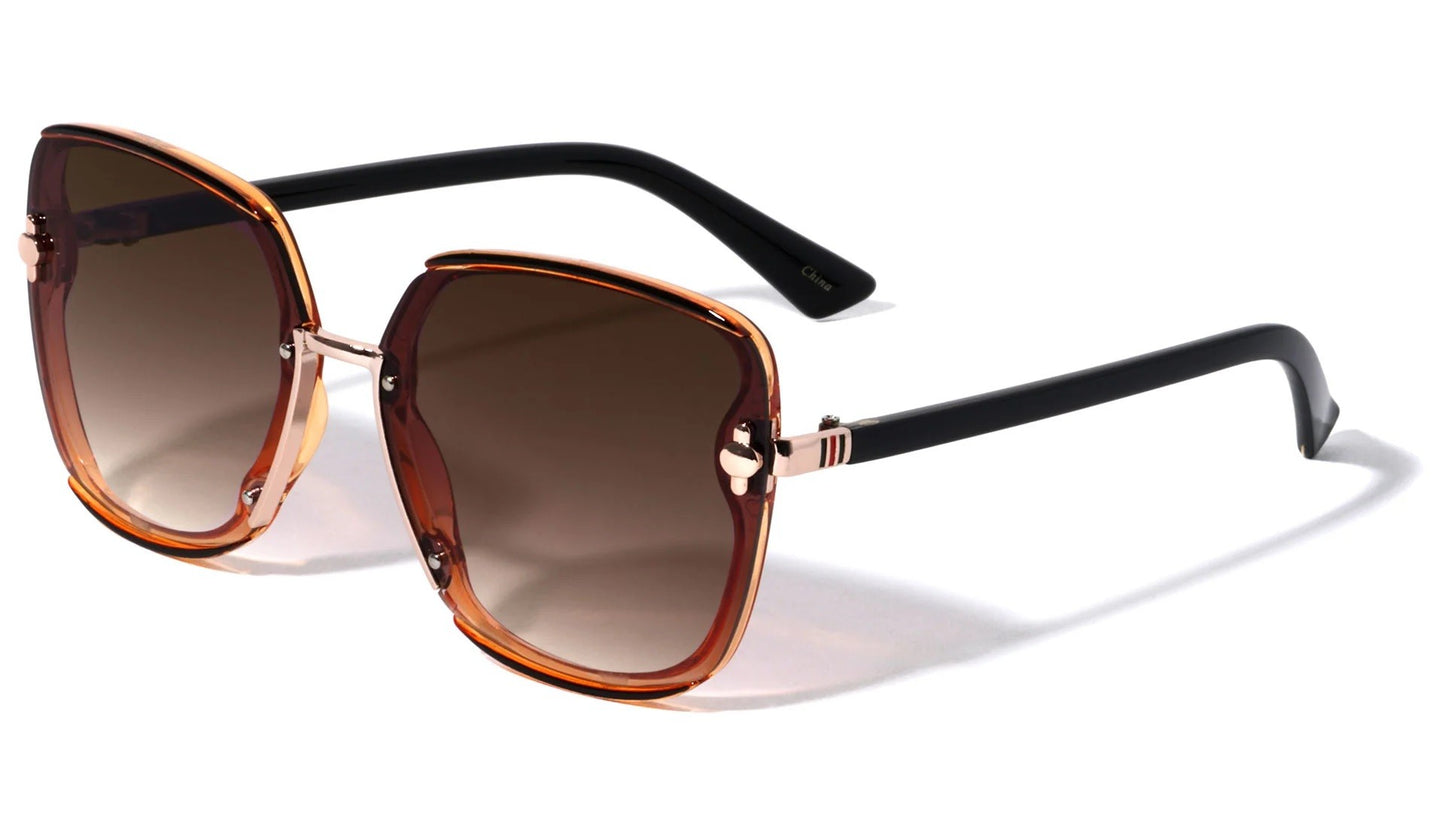 Squared Butterfly Frame Sunglasses p30386