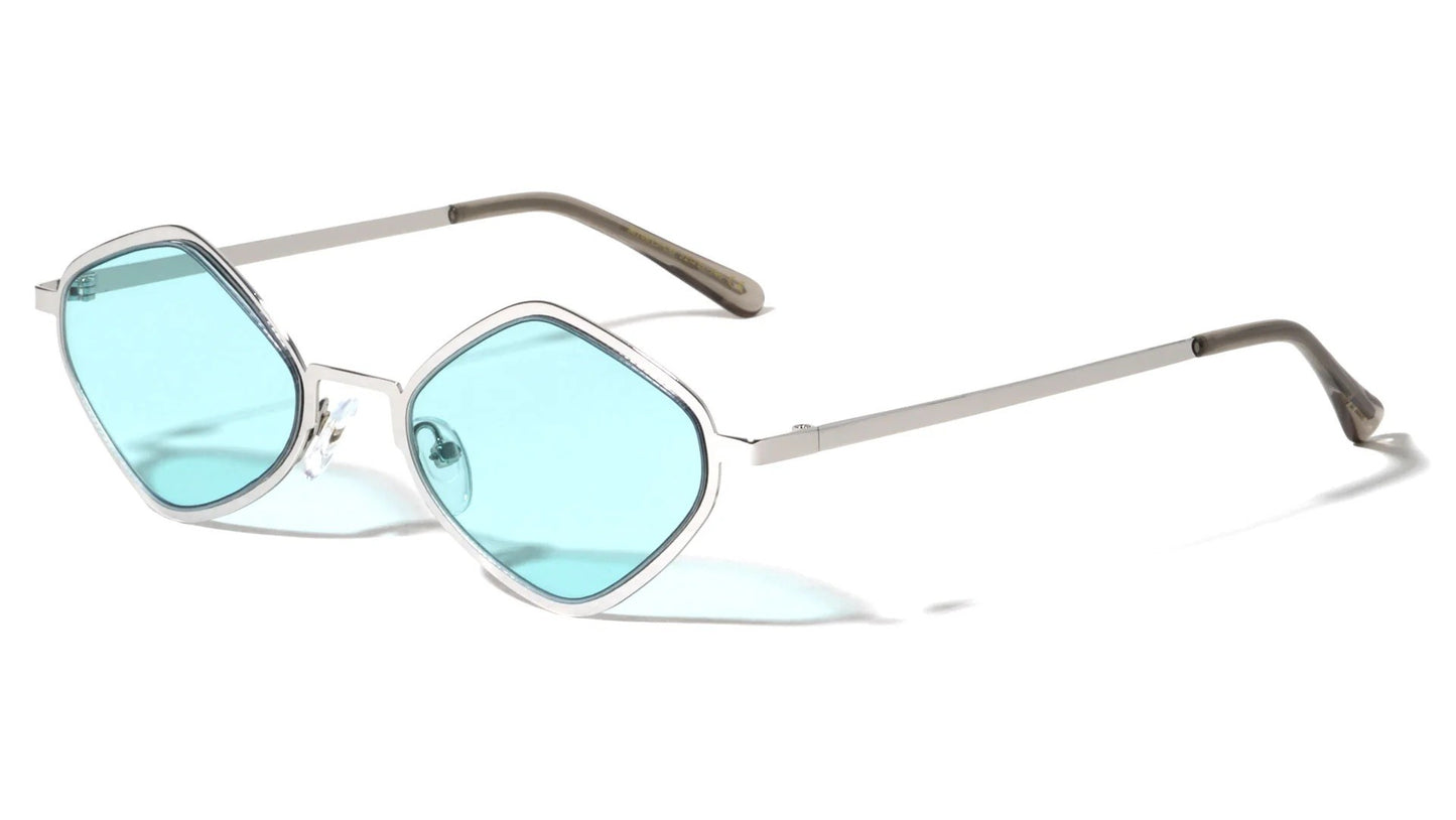 Diamond Frame Color Lens Sunglasses m10615-co