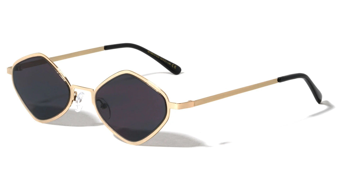Diamond Frame Color Lens Sunglasses m10615-co