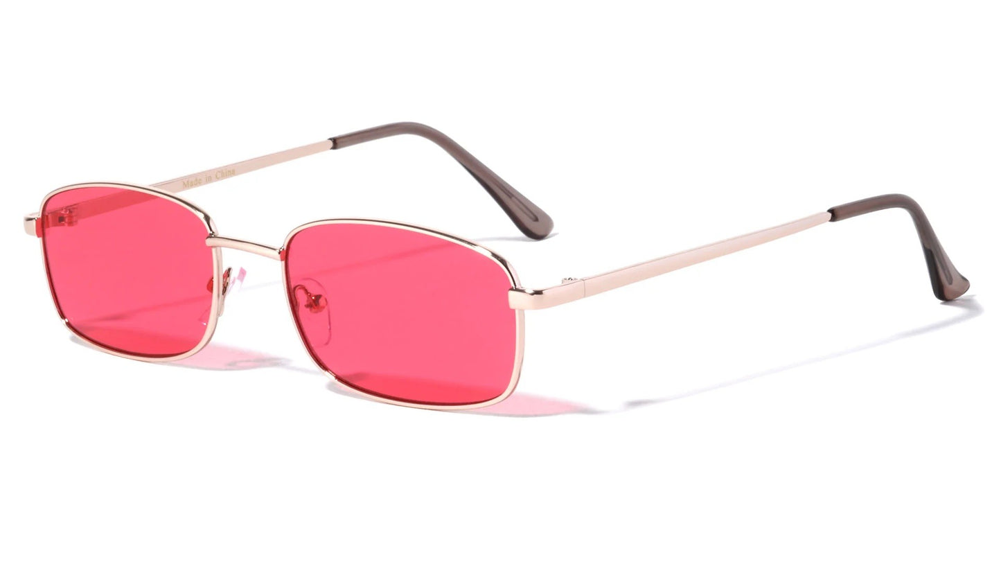 Thin Rectangle Color Sunglasses m10614-co