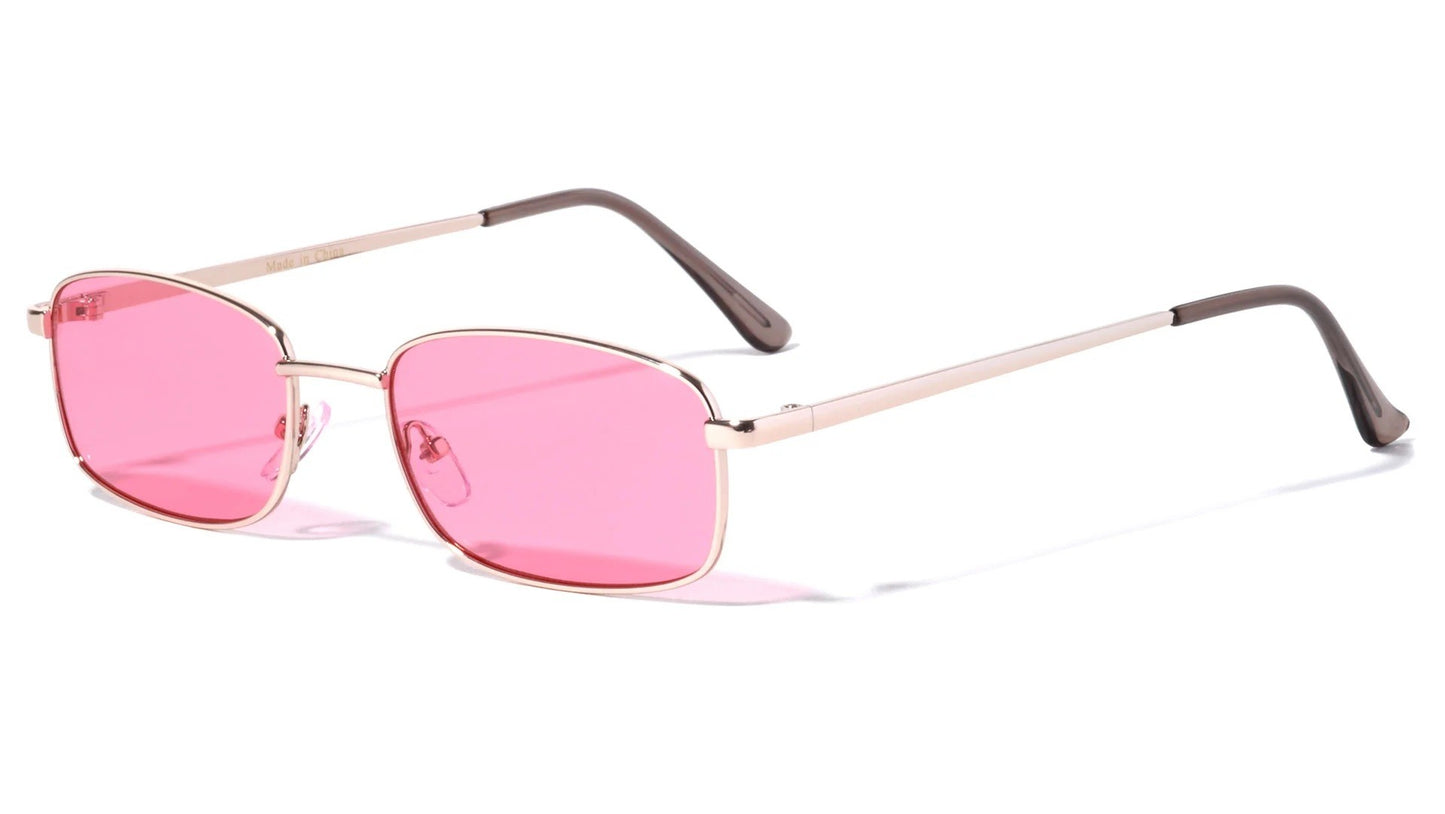 Thin Rectangle Color Sunglasses m10614-co