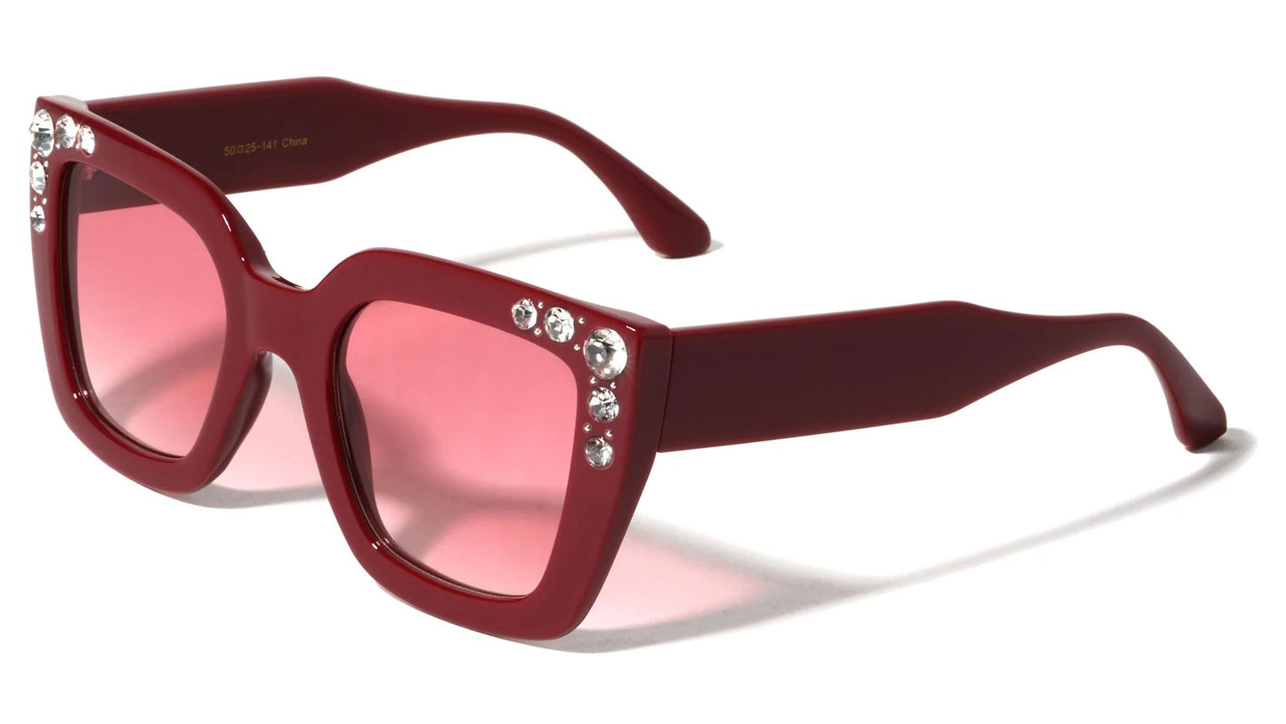 Rhinestone Cat Eye Sunglasses rh-3270