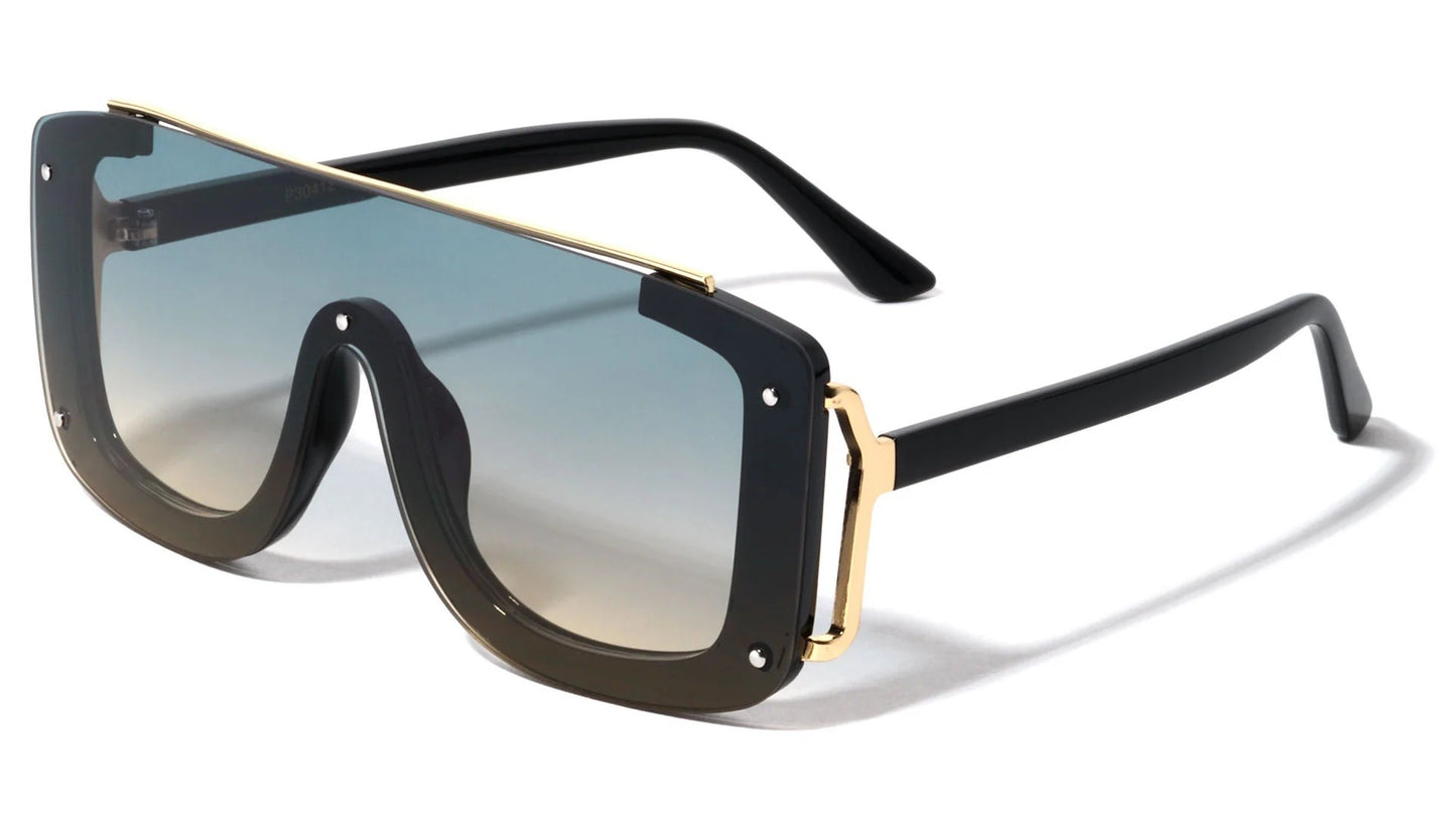 One Piece Shield Fashion Sunglasses p30412