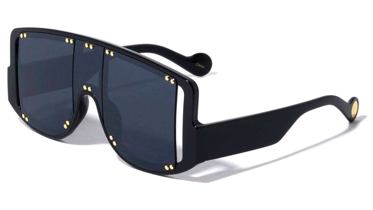 Oversized 3 Piece Lens Sunglasses p30415
