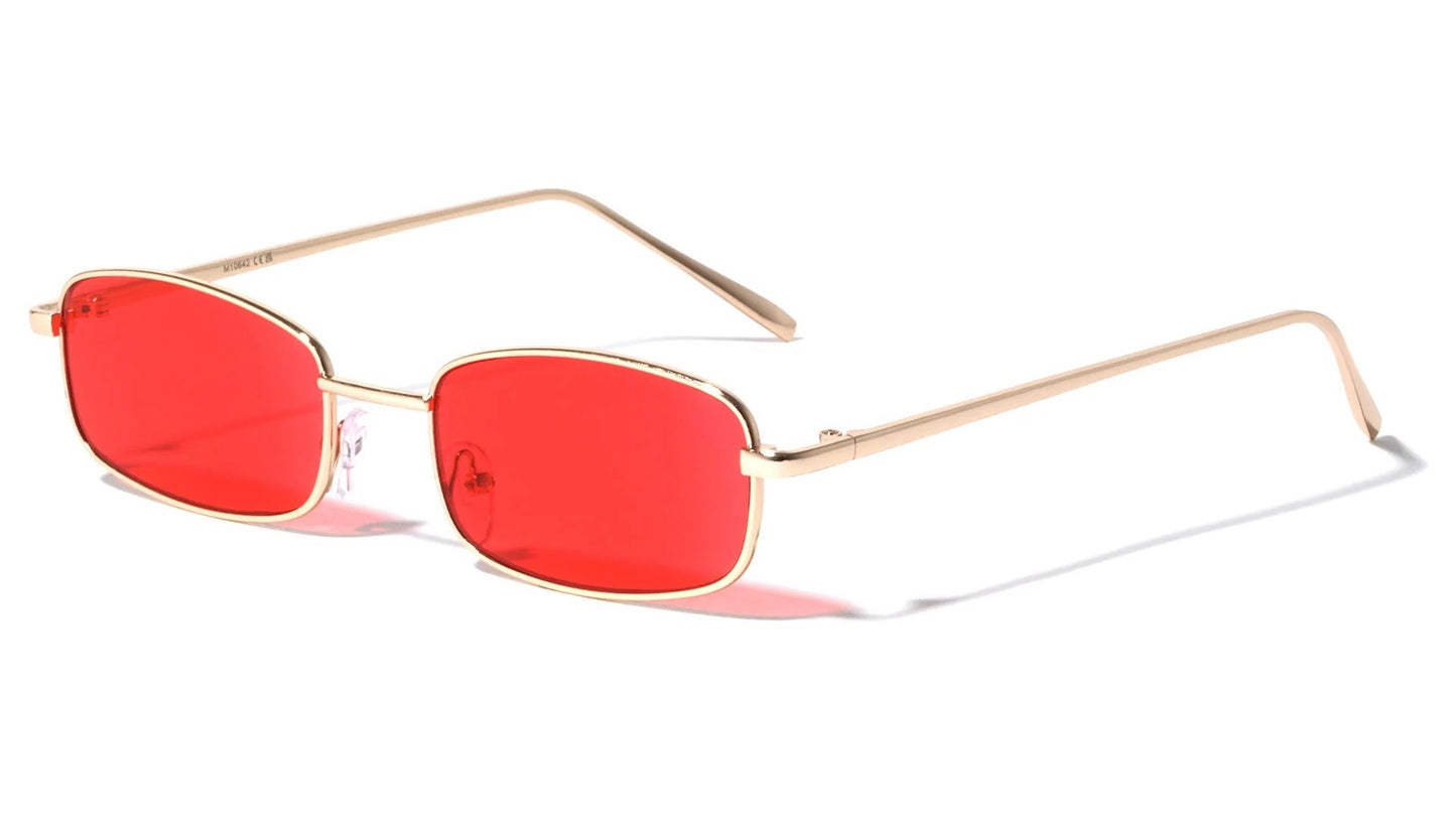 Color Lens Rectangle Sunglasses m10642
