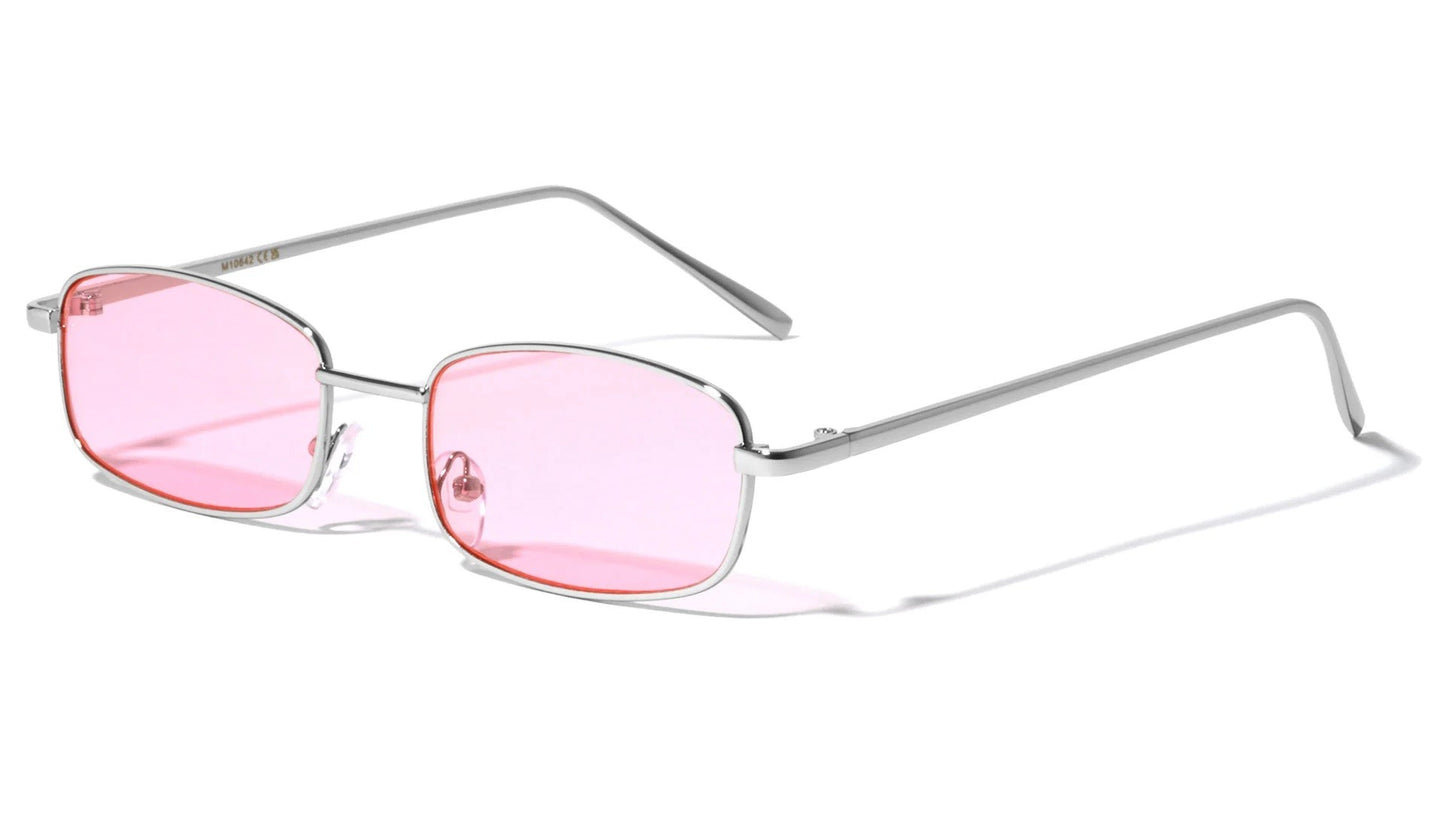 Color Lens Rectangle Sunglasses m10642