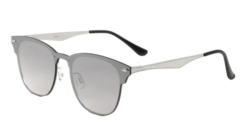 Metallic One Piece Lens Sunglasses M10518