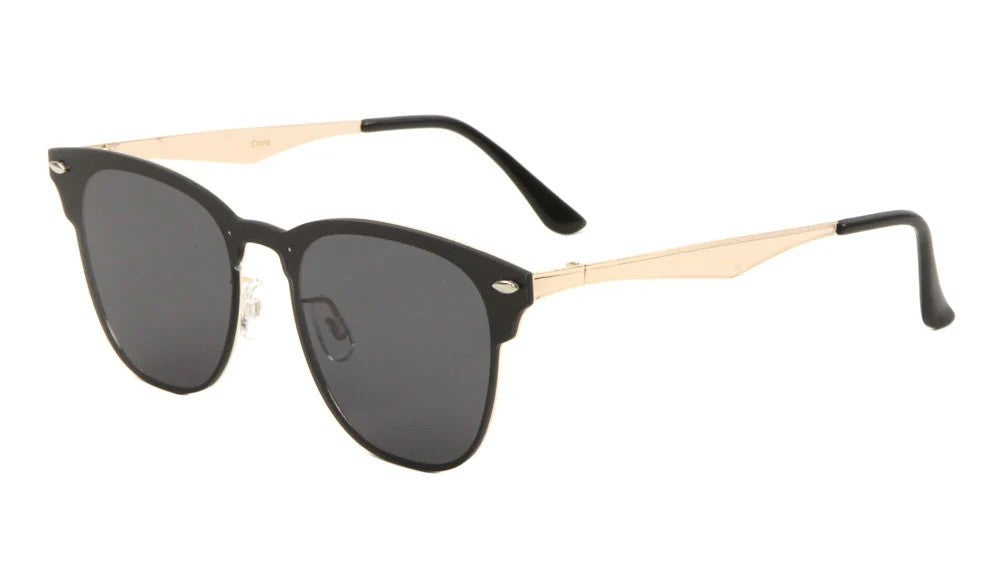 Metallic One Piece Lens Sunglasses M10518
