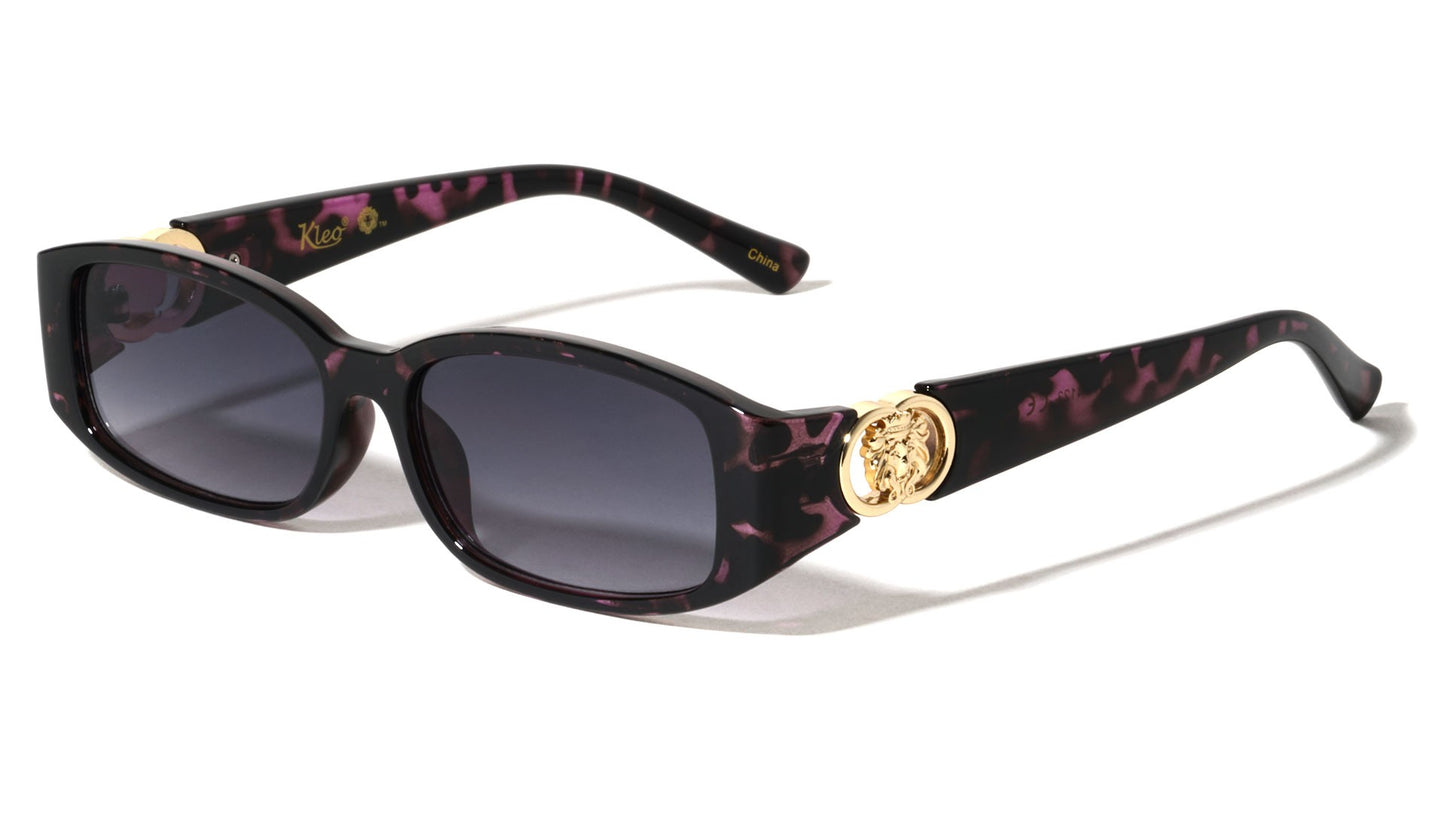 Lion Rectangle Frame Sunglasses lh-p4123