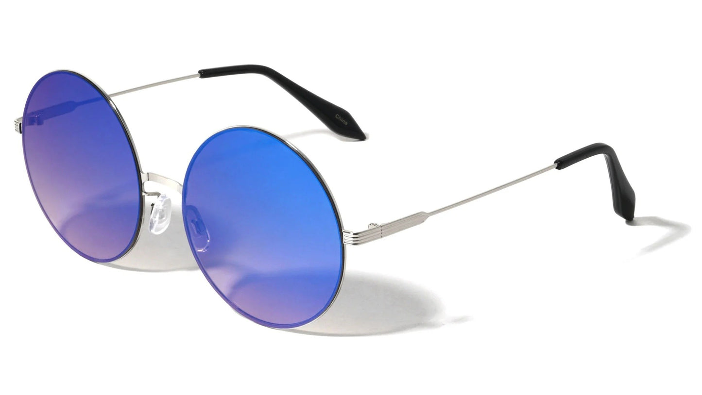 Metallic Round Color Mirror Lens m10559-cm