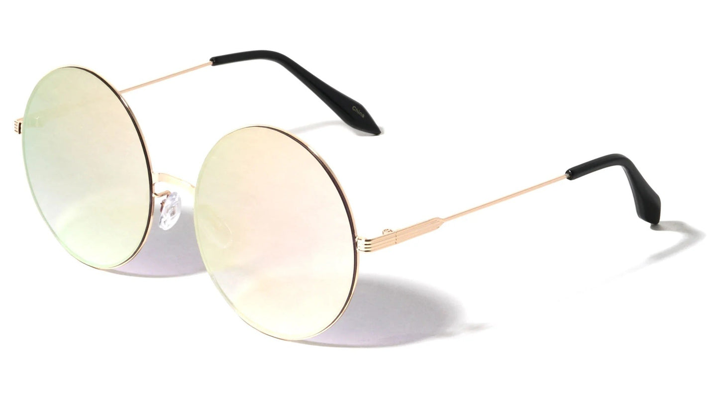 Metallic Round Color Mirror Lens m10559-cm