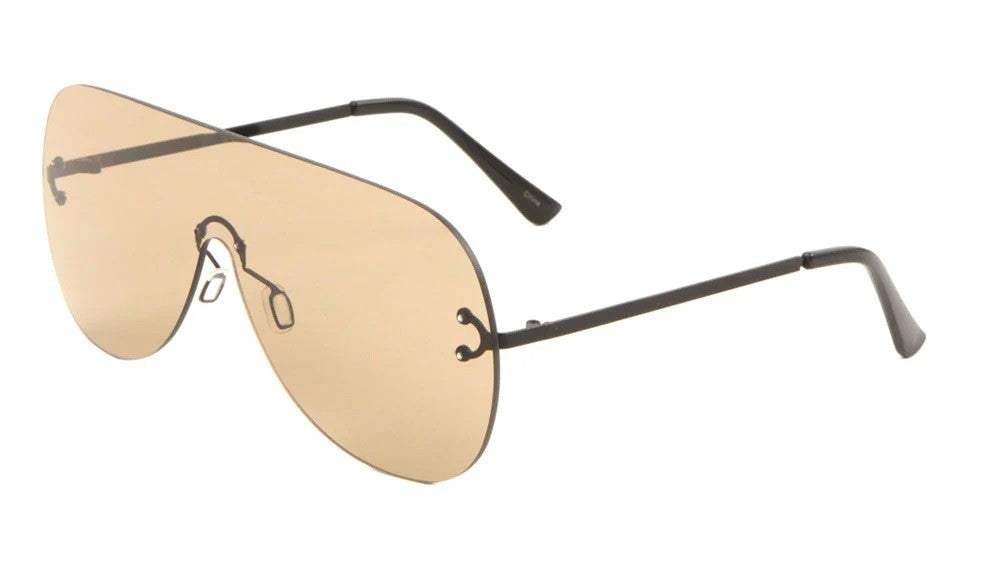 Metallic Rimless Sunglasses m10542-co