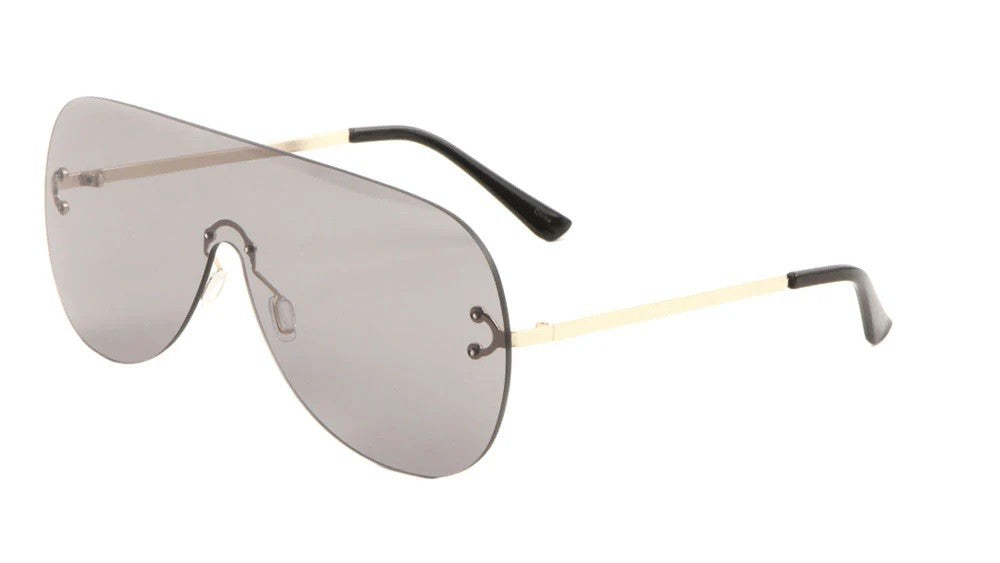 Metallic Rimless Sunglasses m10542-co