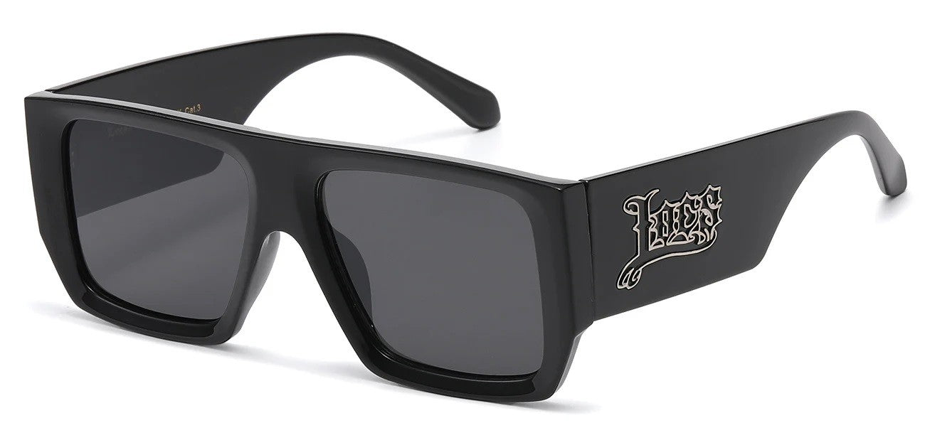 Locs Large Square Sunglasses loc91301-bk
