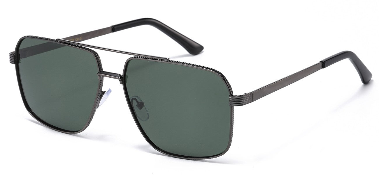 Polarized Square Metallic Aviator pz-av5227