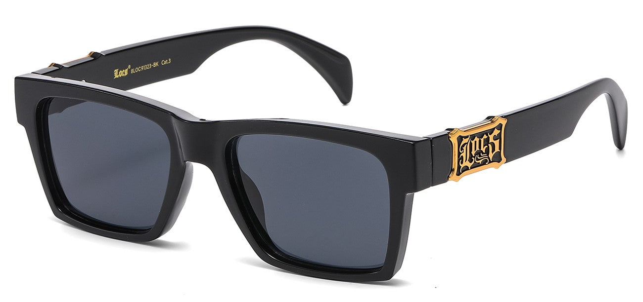 Locs All Black Sunglasses loc91323-bk