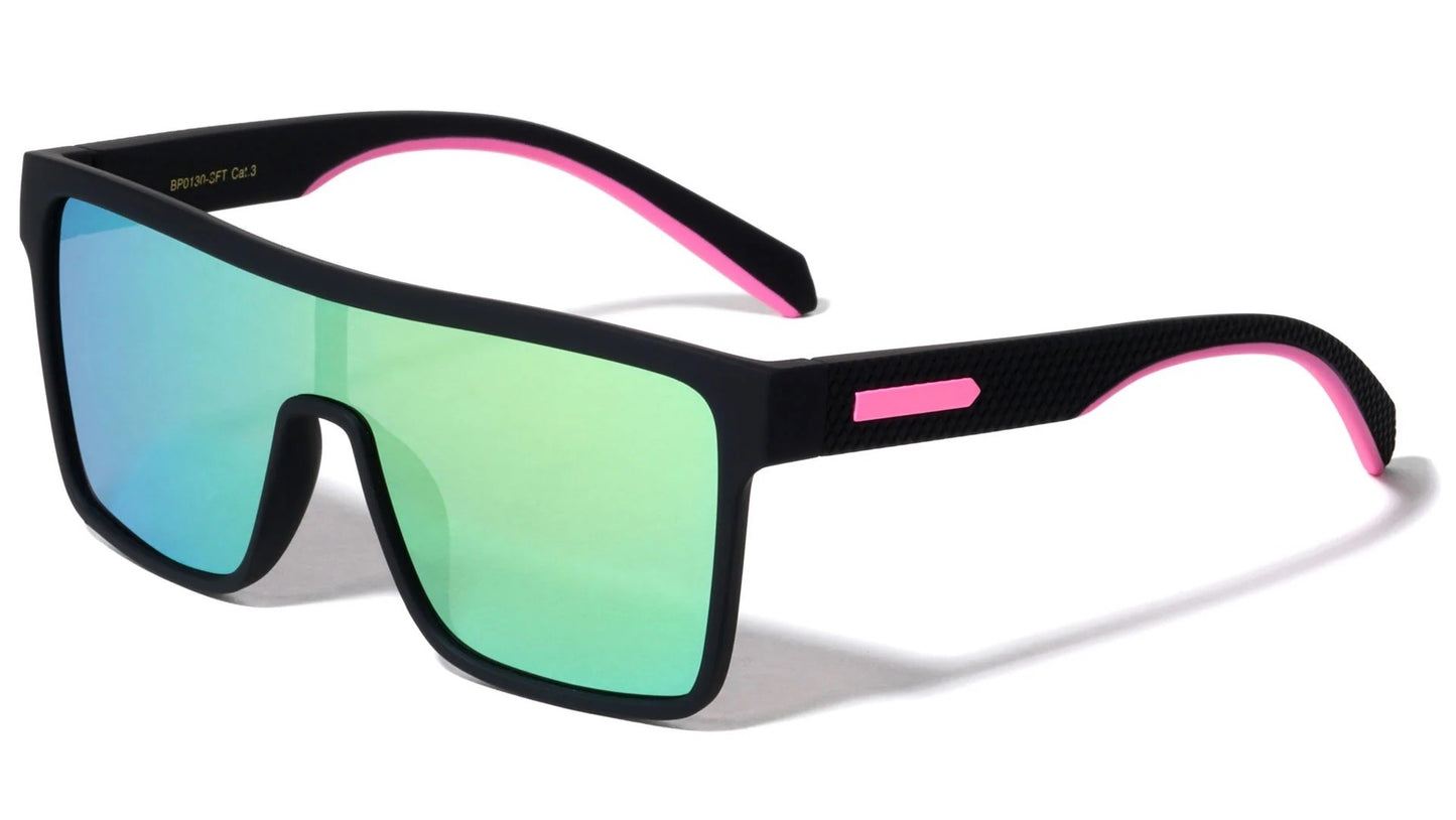 Oversized Sports Shield Sunglasses bp0130-sft