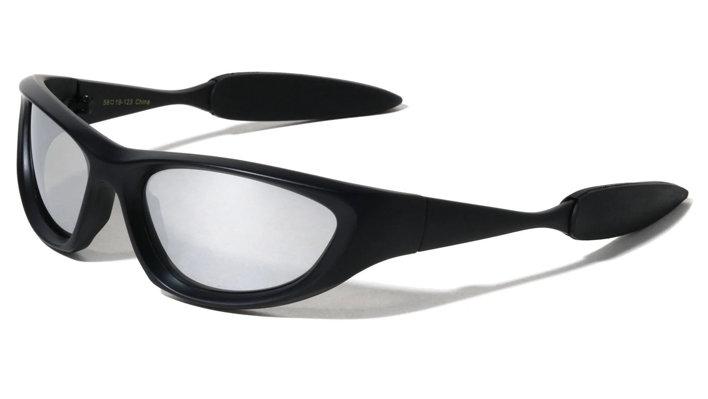 Mirrored Wrap Sunglasses bp0236