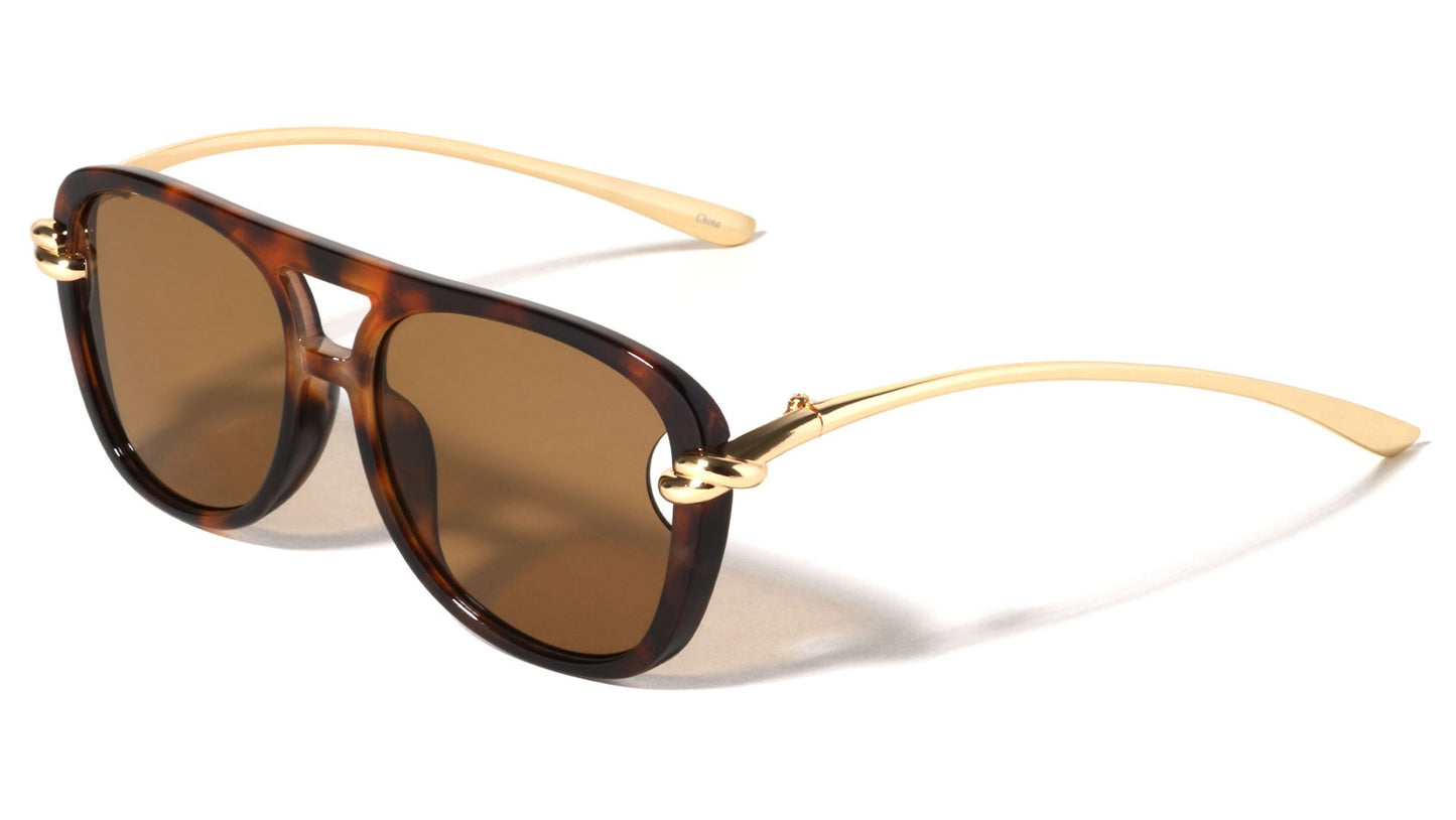 Fashion Square Aviator Sunglasses av-5502
