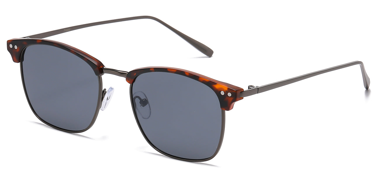 Classic Metallic Square Sunglasses 713092