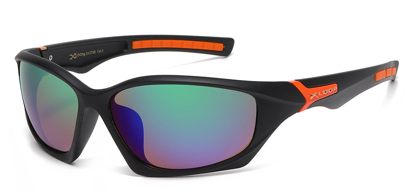 Xloop Sporty Wraparound Sunglasses x2748