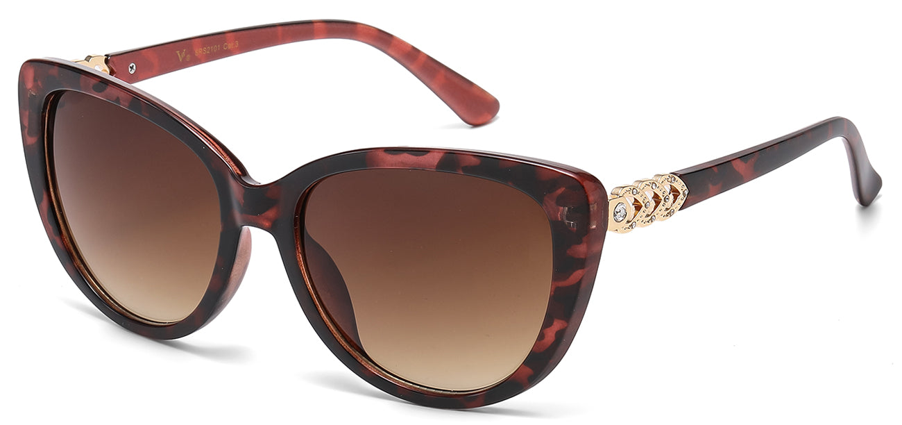 Rhinestone Cat Eye Frame rs2101