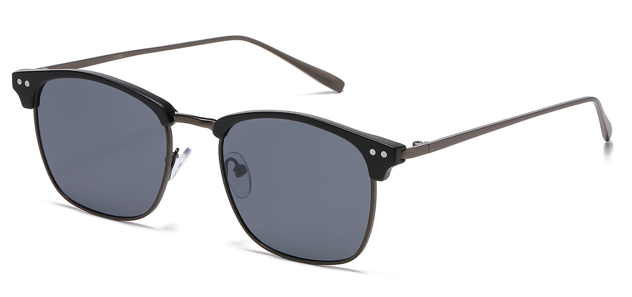 Classic Metallic Square Sunglasses 713092