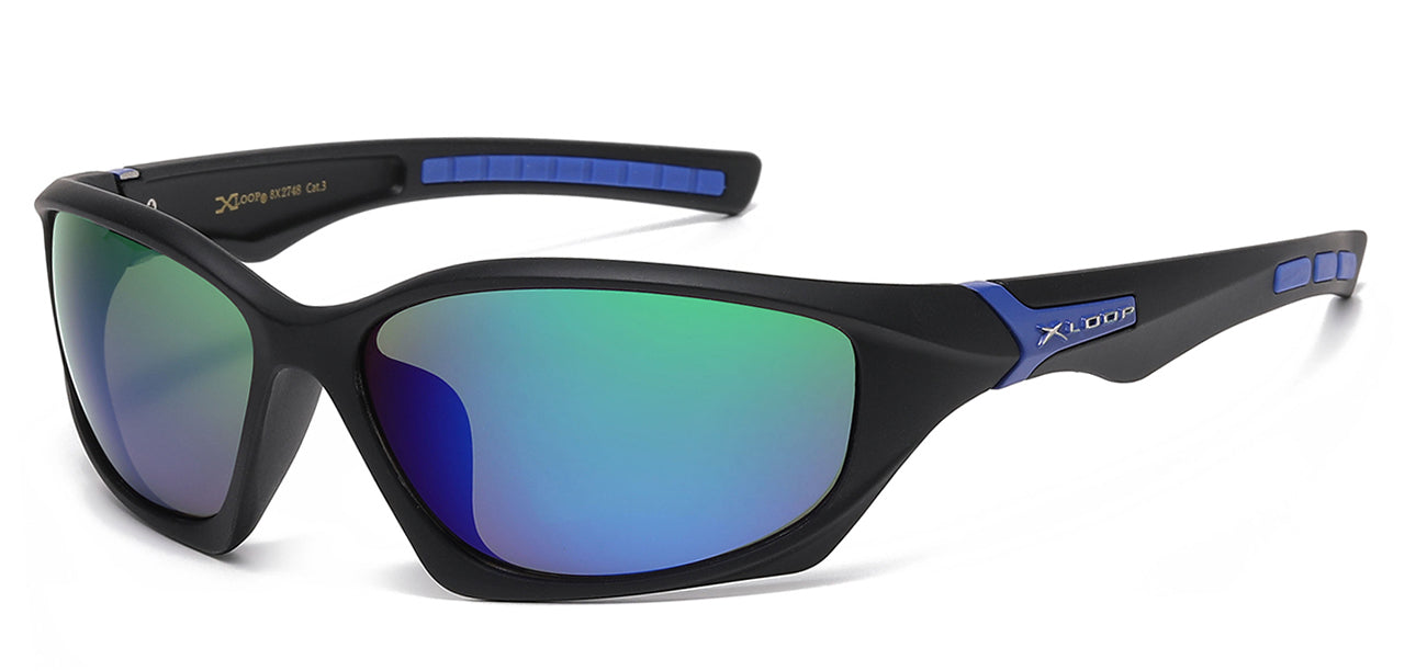 Xloop Sporty Wraparound Sunglasses x2748