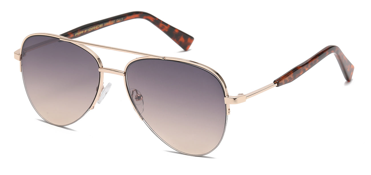 Air Force Semi-Rimless Aviator av5192