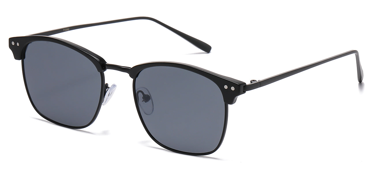 Classic Metallic Square Sunglasses 713092